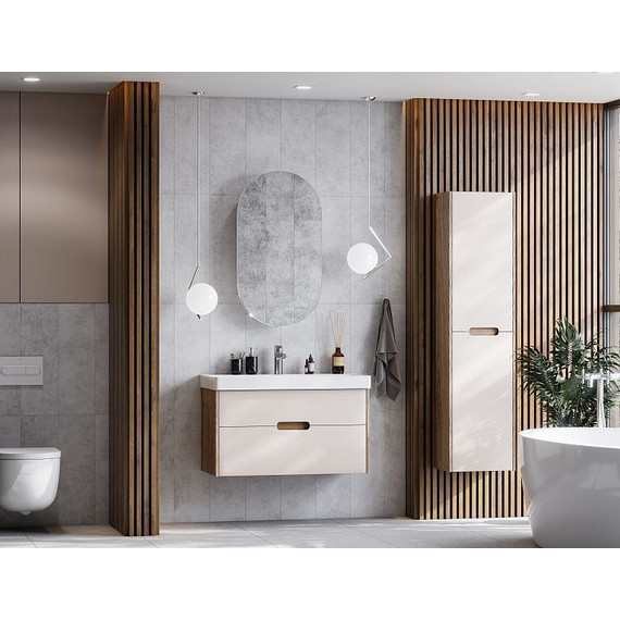 Зеркало-шкаф Акватон Оливия 43 см 1A254502OL010, белый - фото 4