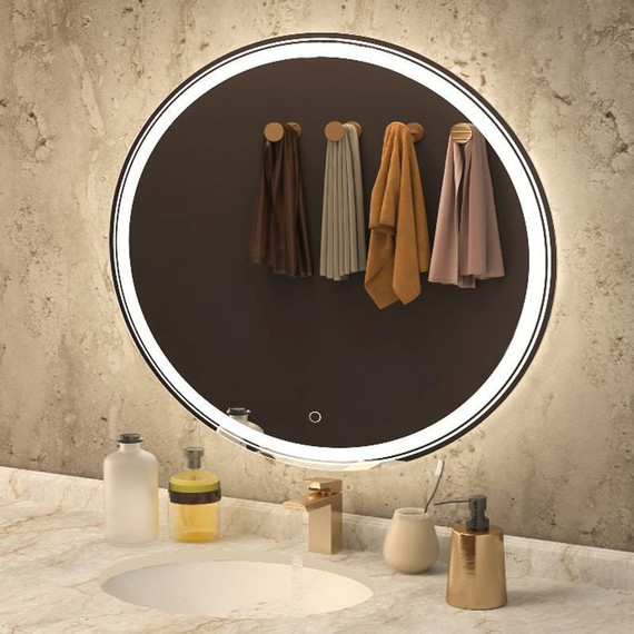 Зеркало Azario Olivia Led 80 см - фото 2