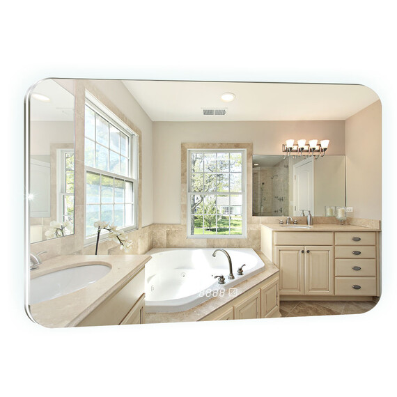 Зеркало Azario Паллада Led 80 см - фото 