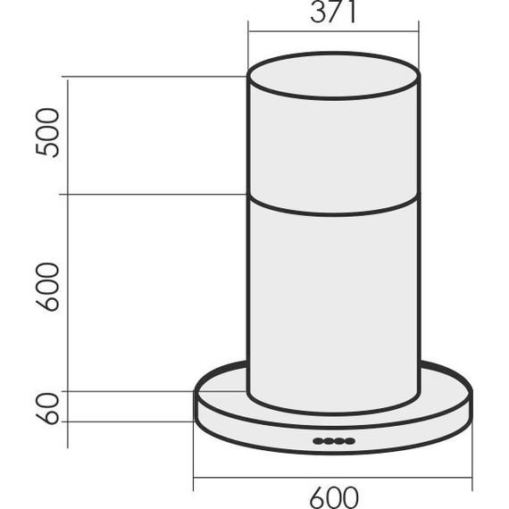 Вытяжка MBS Zebrina 160 island inox - фото 2