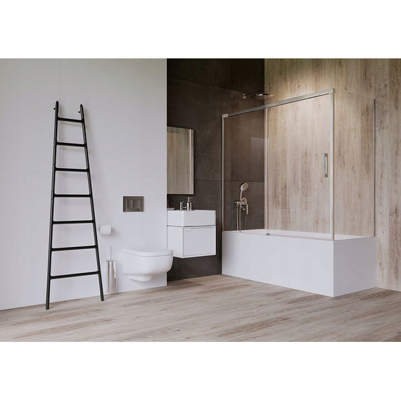 Шторка для ванны Radaway Idea PN DWJ + S 180x80 см L, хром/прозрачное - фото 2