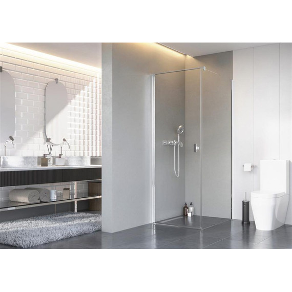 Душевое ограждение Radaway Nes 8 KDJ I 80x70 см L (стекло 8 мм), хром/прозрачное - фото 2