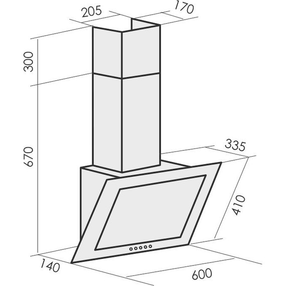 Вытяжка MBS Galtonia 160 inox - фото 2