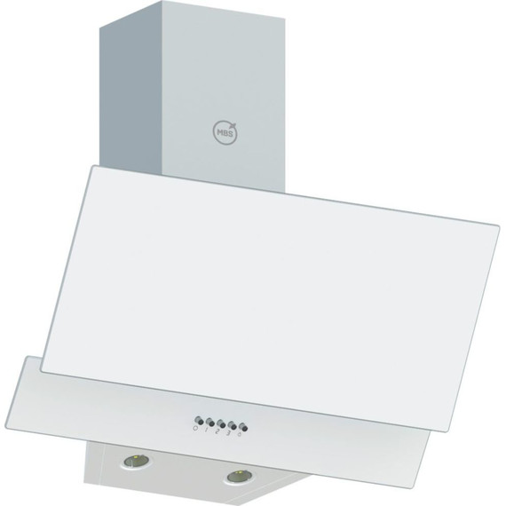 Вытяжка MBS Meryta 160 glass white (белое стекло) - фото 