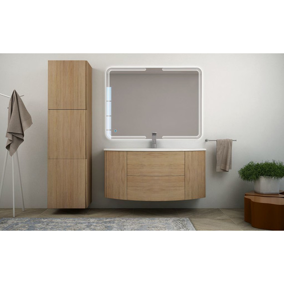 Тумба подвесная с раковиной Cezares Eden 120 см 54842, Rovere tabacco - фото 2