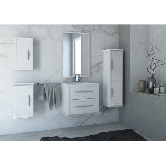 Шкаф подвесной Cezares Tiffany 30 см 54957, Bianco opaco - фото 2