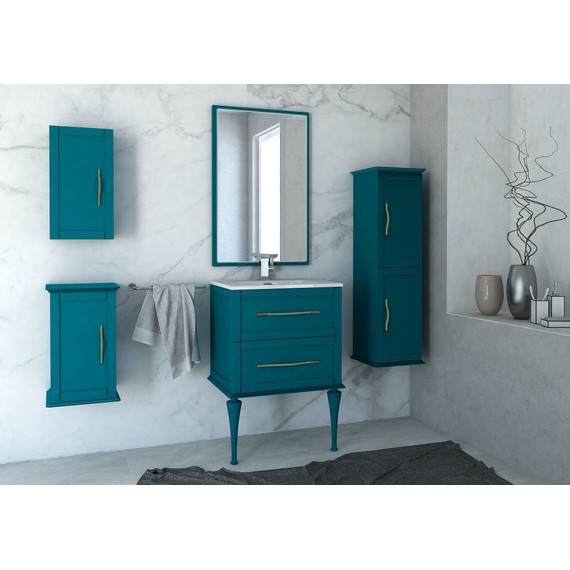 Зеркало Cezares Tiffany Led 59 см 45042, Blu Petrolio - фото 4