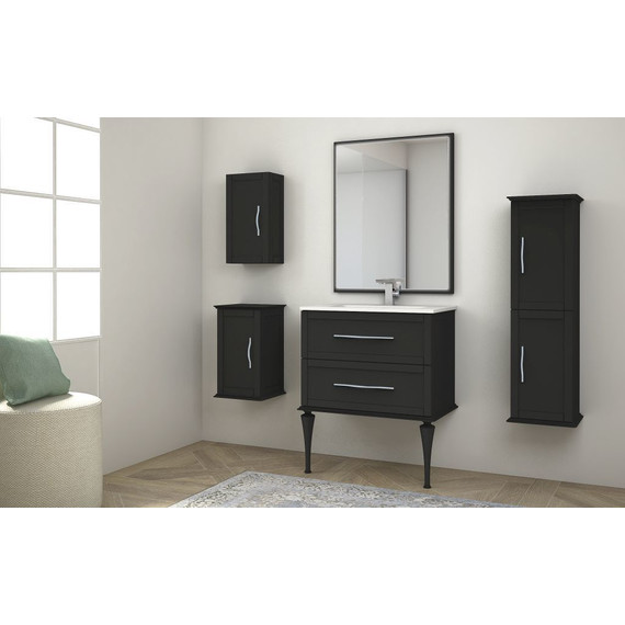 Зеркало Cezares Tiffany Led 73 см 45044, Nero grafite - фото 4