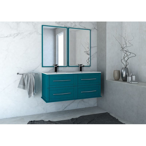 Зеркало Cezares Tiffany Led 59 см 45042, Blu Petrolio - фото 6