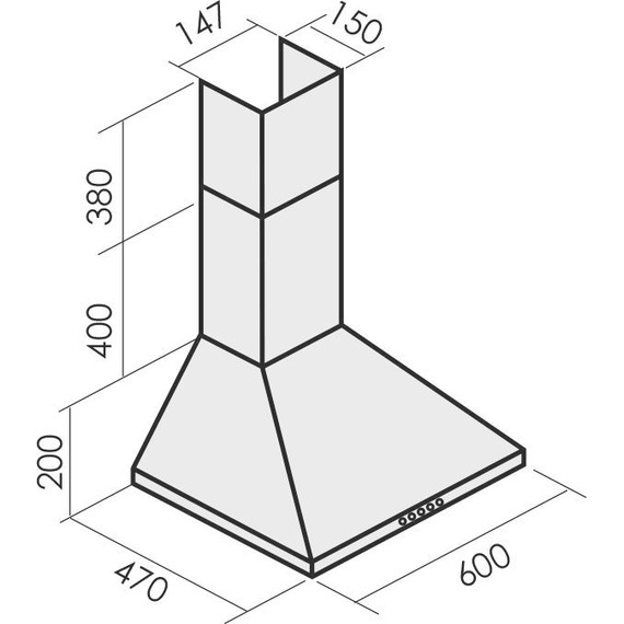 Вытяжка MBS Gerbera 160 black - фото 2