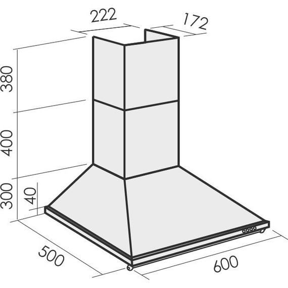 Вытяжка MBS Magnolia 160 ivory - фото 2