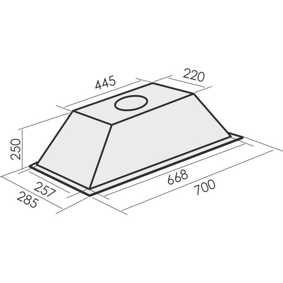Вытяжка MBS Cassia 190 inox - фото 2