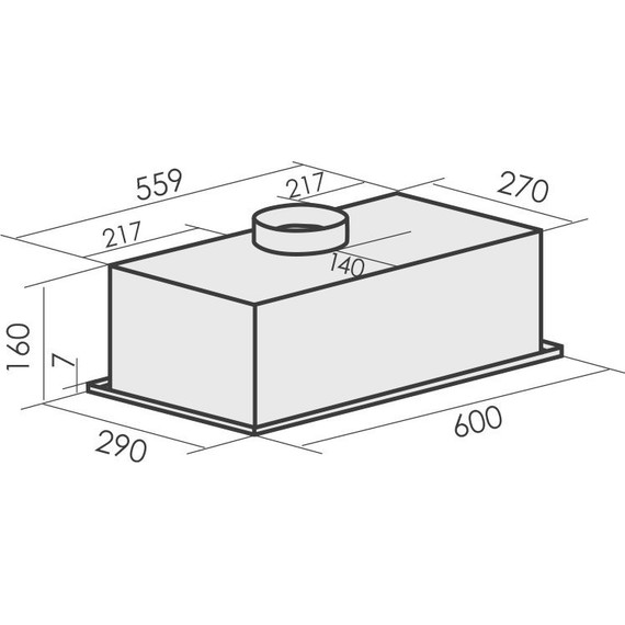 Вытяжка MBS Monstera 160 white - фото 2