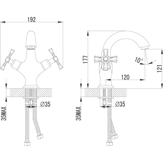 Смеситель для раковины Lemark Benefit LM2506C - фото 6