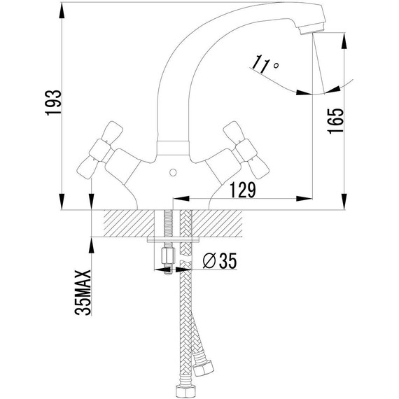 Смеситель для раковины Lemark Benefit LM2507C - фото 6