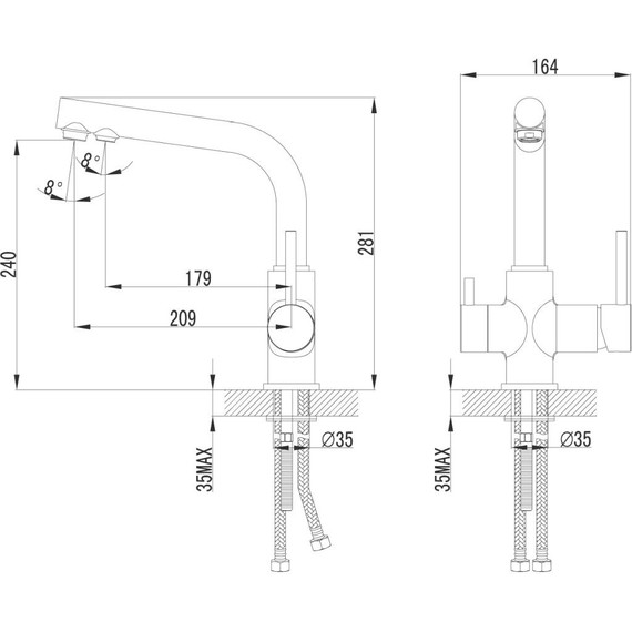 Смеситель для кухни Lemark Comfort LM3061C - фото 3
