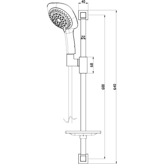 Душевой гарнитур Lemark LM8068C - фото 3
