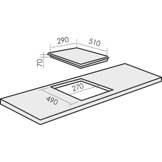 Индукционная варочная поверхность MBS PI-302 Domino - фото 2