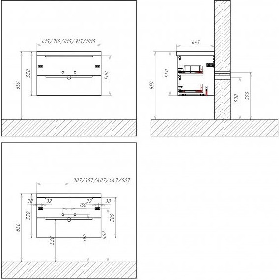 Тумба подвесная со столешницей BelBagno ETNA-1000-2C-SO-WO-P 100 см, Rovere Bianco/Bianco Opaco, Цвет фасада: Rovere Bianco - фото, картинка 5 Тумба подвесная со столешницей BelBagno ETNA-1000-2C-SO-WO-P 100 см, Rovere Bianco/Bianco Opaco, Цвет фасада: Rovere Bianco - фото 5