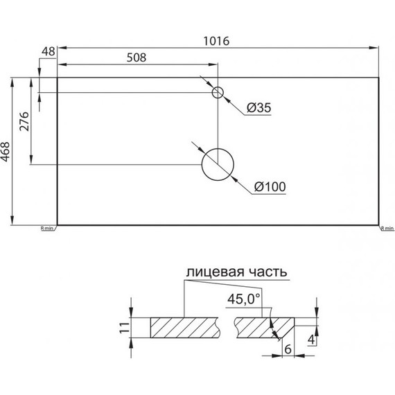 Тумба подвесная со столешницей BelBagno KRAFT-1000-2C-SO-RGB 100 см, Rovere Galifax Bianco/Cemento Decorato - фото 3