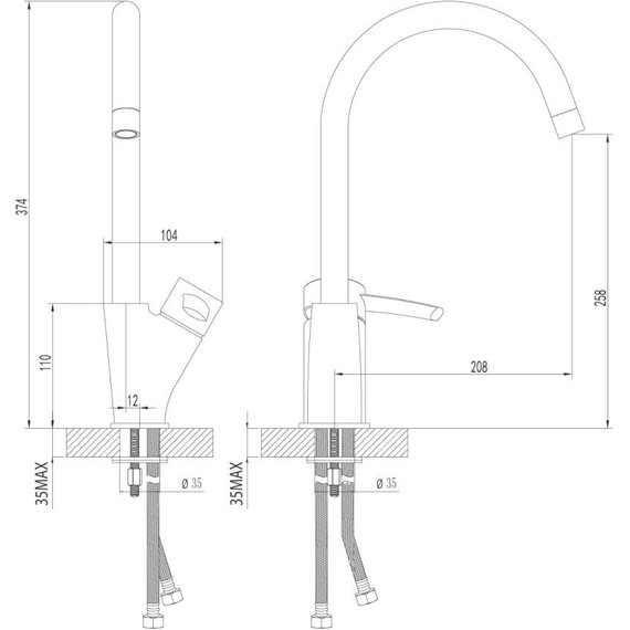 Смеситель для кухни Lemark Atlantiss LM3205C - фото 6