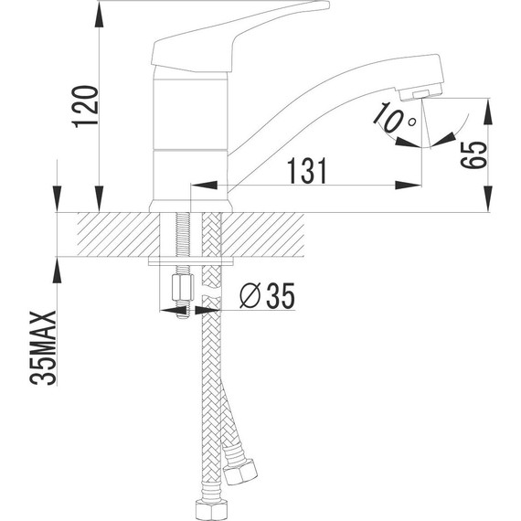 Смеситель для раковины Lemark Omega LM3107C - фото 6