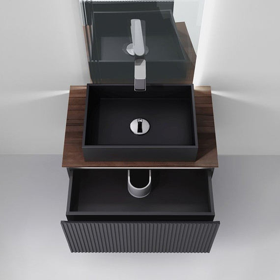 Тумба подвесная со столешницей Jorno Strong 80 см Str.01.80/P/A, антрацит - фото, картинка 4 Тумба подвесная со столешницей Jorno Strong 80 см Str.01.80/P/A, антрацит - фото 4