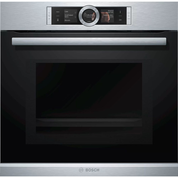 Встраиваемый электрический духовой шкаф с микроволнами Bosch Serie 8 HMG636RS1 - фото 