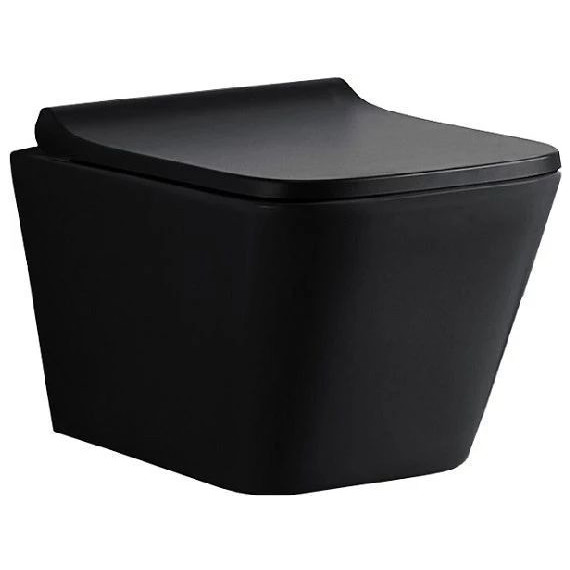 Инсталляция с подвесным унитазом комплект: Grohe Rapid SL 38772001 с подвесным безободковым унитазом Azario Teramo LT-052E-R-MB сиденье микролифт, крепление, кнопка смыва хром - фото 5