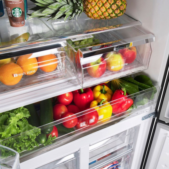 Холодильник Side by Side Maunfeld MFF182NFSB - фото 7