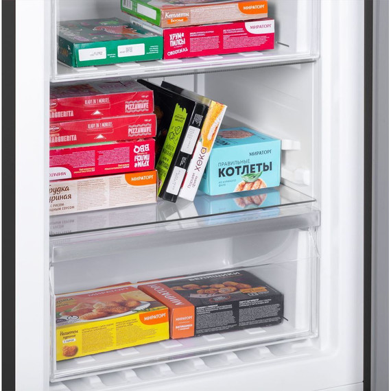 Двухкамерный холодильник Maunfeld MFF185SFSB - фото 18