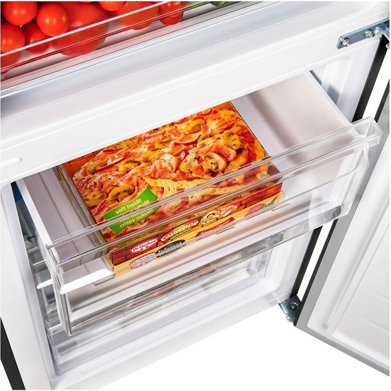 Двухкамерный холодильник Maunfeld MFF185SFSB - фото 9