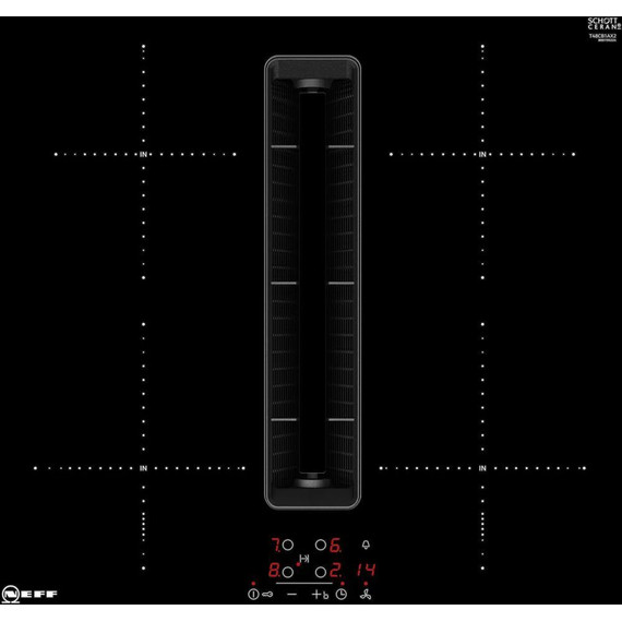 Индукционная варочная поверхность с интегрированной вытяжкой Neff N 50 T48CB1AX2 - фото 