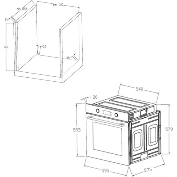 Электрический духовой шкаф Maunfeld AEOH.749B2 - фото 14