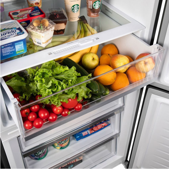 Двухкамерный холодильник Maunfeld MFF1857NFSB - фото 8