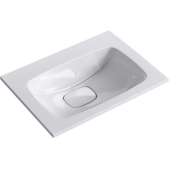 Тумба подвесная с раковиной Aqwella Accent 60 см ACC0106DZ, дуб золотой, Цвет фасада: светлое дерево - фото 4