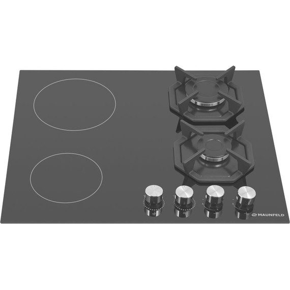 Комбинированная варочная панель Maunfeld EEHG.642VC.2CB/KG (чёрное стекло) - фото 4