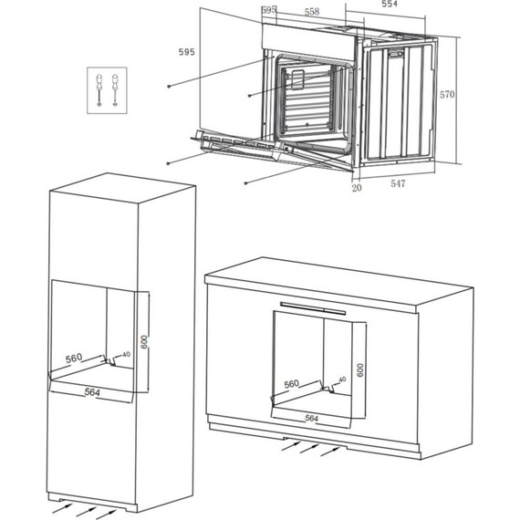 Электрический духовой шкаф Maunfeld EOEH.7611SCW - фото 20