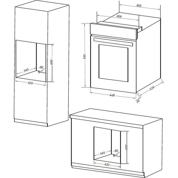 Электрический духовой шкаф Maunfeld EOEM516BG - фото 17