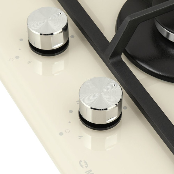 Газовая варочная поверхность Maunfeld EGHG.32.63CBG/G Domino (бежевое стекло) - фото 6