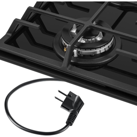 Газовая варочная поверхность Maunfeld EGHG.32.63CB/G Domino (чёрное стекло) - фото 12