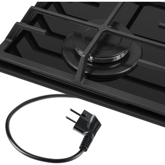 Газовая варочная поверхность Maunfeld EGHG.32.6CB/G Domino (чёрное стекло) - фото 11