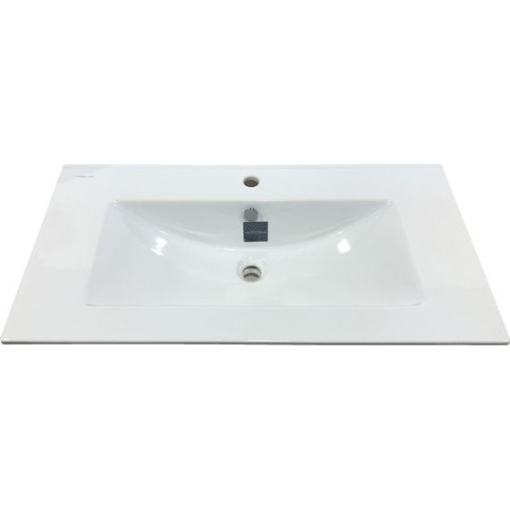 Тумба напольная с раковиной Comforty Страсбург 90 см, дуб дымчатый - фото 4