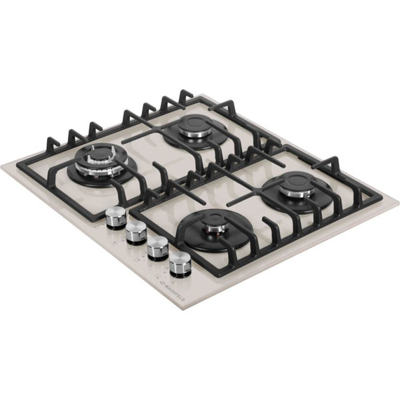 Газовая варочная поверхность Maunfeld EGHG.64.33CBG/G (бежевое стекло) - фото 4