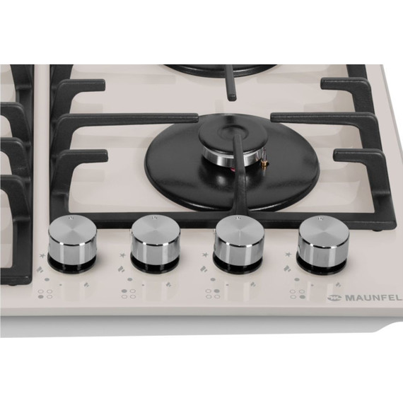 Газовая варочная поверхность Maunfeld EGHG.64.33CBG/G (бежевое стекло) - фото 6