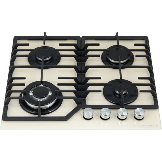 Газовая варочная поверхность Maunfeld EGHG.64.43CBG/G (бежевое стекло) - фото 3