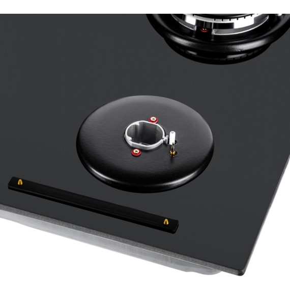 Газовая варочная поверхность Maunfeld EGHG.64.63CB2/G (чёрное стекло) - фото 7