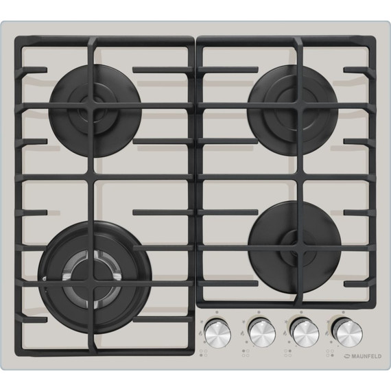 Газовая варочная поверхность Maunfeld EGHG.64.63CBG/G (бежевое стекло) - фото 5