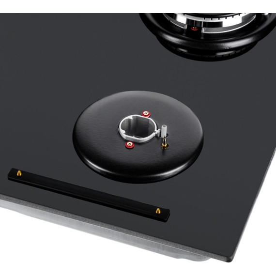 Газовая варочная поверхность Maunfeld EGHG.64.63CB/G (чёрное стекло) - фото 7