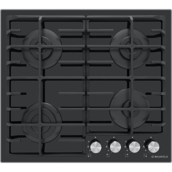 Газовая варочная поверхность Maunfeld EGHG.64.6CB/G (чёрное стекло) - фото 4